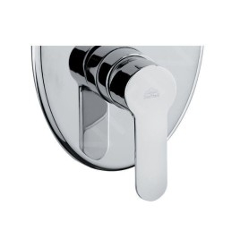 Paffoni Blu - Mitigeur de douche encastré avec inverseur et corps d’encastrement, chrome BLU015CR