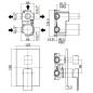 Paffoni Level - Mitigeur de douche encastré avec inverseur, 3 sorties, chrome LES019CR Paffoni Level - Mitigeur de douche encastré avec inverseur, 3 sorties, chrome LES019CR