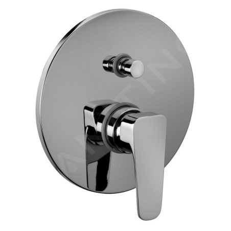 Paffoni Sly - Mitigeur de douche encastré avec inverseur et corps d’encastrement, chrome SY015CR