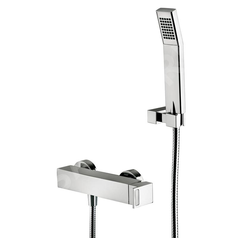 Paffoni Effe - Mitigeur de douche avec accessoires, chrome EF168DCR Paffoni Effe - Mitigeur de douche avec accessoires, chrome EF168DCR