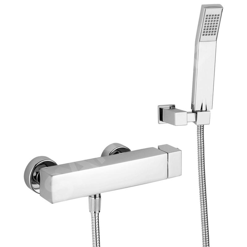 Paffoni Level - Mitigeur de douche avec accessoires, chrome LEC168DCR Paffoni Level - Mitigeur de douche avec accessoires, chrome LEC168DCR