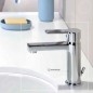 Paffoni West - Mitigeur de lavabo avec vidage, Energy Saving, chrome WS075CR-ES Paffoni West - Mitigeur de lavabo avec vidage, Energy Saving, chrome WS075CR-ES
