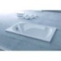 Bain émaillé 105x65cm, blanc