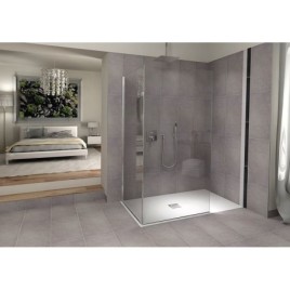 FLEXIA Cast Marble Shower Tray 160x100cm, Cuttable selon votre Req