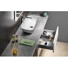 AVICE Vanity Unit 60x50x48cm, 2xdrawer/blanc