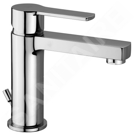 Paffoni West - Mitigeur de lavabo avec vidage, chrome WS075CR