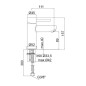 Paffoni Stick - Mitigeur de lavabo, Energy Saving, Water Saving, chrome SK071HCR-EWS Paffoni Stick - Mitigeur de lavabo, Energy Saving, Water Saving, chrome SK071HCR-EWS