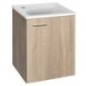 ZOJA/KERAMIA FRESH Unité de vanité 40x50x32cm, placage de chêne ZOJA/KERAMIA FRESH Unité de vanité 40x50x32cm, placage de chêne