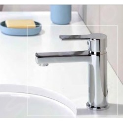 Paffoni West - Mitigeur de lavabo, Energy Saving, chrome WS071CR-ES
