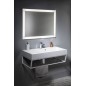 Console SKA sous lavabo 900x200x460mm, tapis blanc