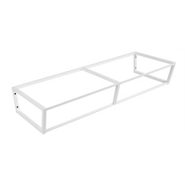 Console SKA sous lavabo 1200x200x460mm, tapis blanc