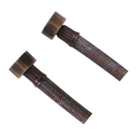 Poignée en acier inoxydable flexible FxF 1/2"x1/2", (L) 40cm, bronze