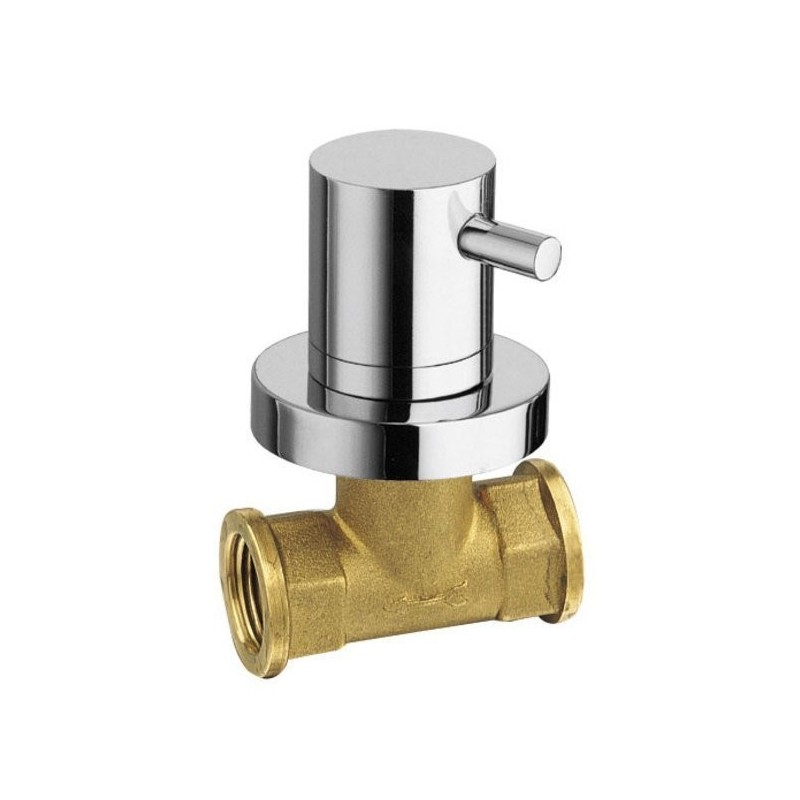 AIRTECH Valve en béton, chaud, chrome