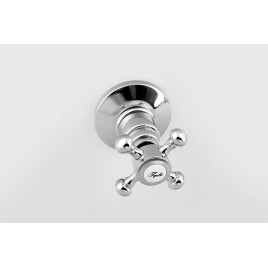 ANTEA Robinet de mélangeur de douche en béton, 2 voies, chrome