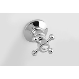 ANTEA Robinet de mélangeur de douche en béton, 2 voies, chrome
