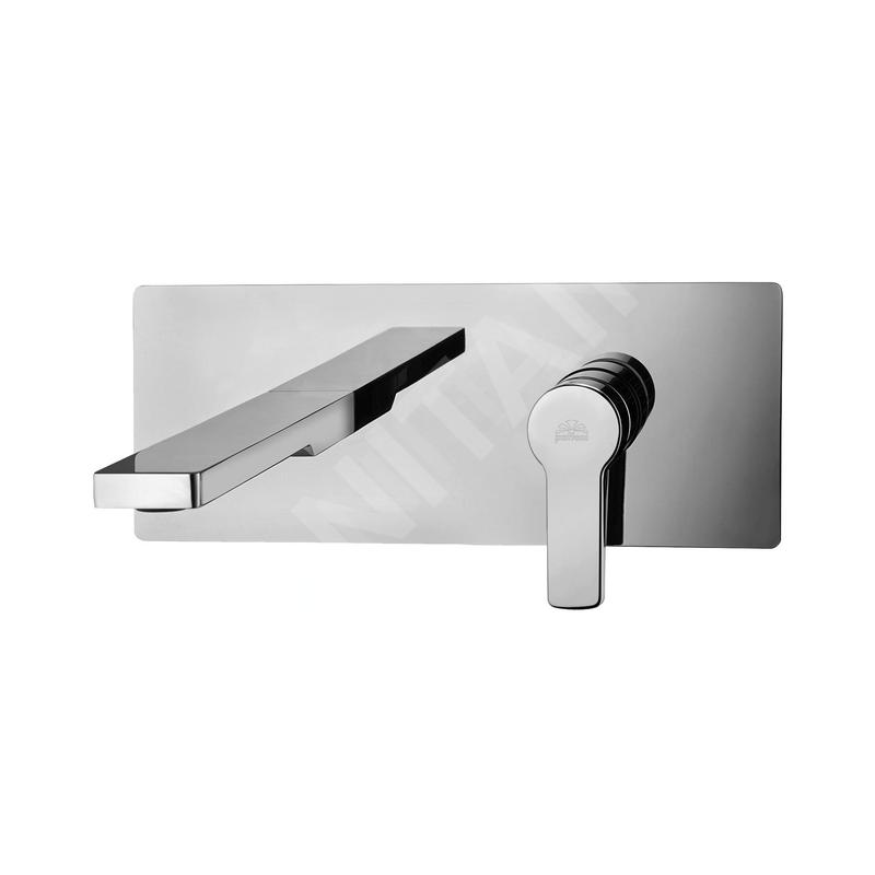 Paffoni West - Mitigeur de lavabo encastré avec corps d’encastrement, chrome WS105CR