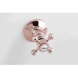 ANTEA Robinet de mélangeur de douche en béton, 2 voies, or rose