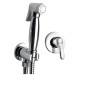 Unterputz-Armatur mit WC-Handbrause Retro, Chrom