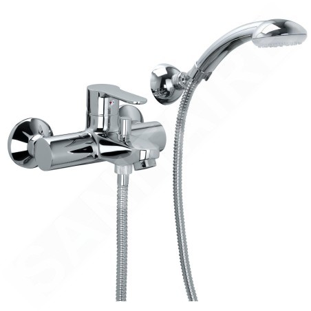 Paffoni Blu - Mitigeur de baignoire avec accessoires, chrome BLU023CR