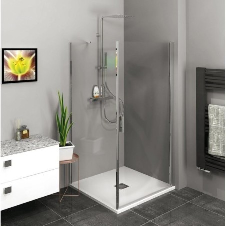 ZOOM Rechteckige Duschkabine 900x700mm L/R Variante
