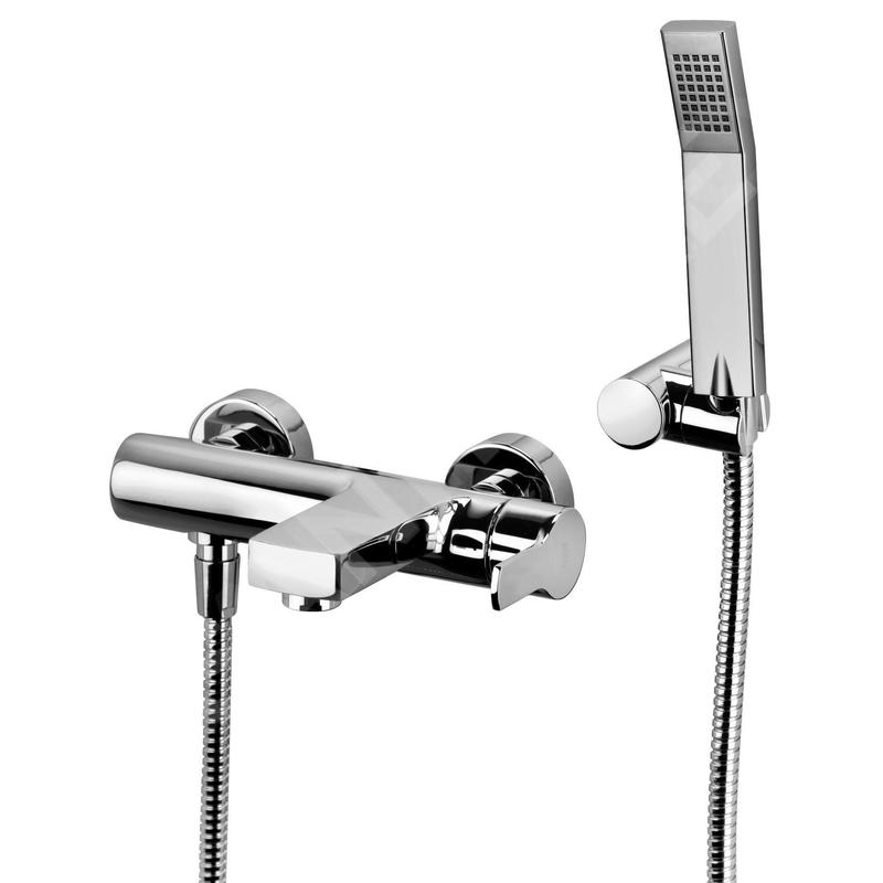 Paffoni West - Mitigeur de baignoire avec accessoires, chrome WS023CR Paffoni West - Mitigeur de baignoire avec accessoires, chrome WS023CR