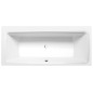KVADRA Bain rectangulaire avec support. Cadre 170x80x47cm, Blanc KVADRA Bain rectangulaire avec support. Cadre 170x80x47cm, Blanc