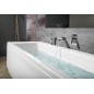 KVADRA Bain rectangulaire avec support. Cadre 170x80x47cm, Blanc KVADRA Bain rectangulaire avec support. Cadre 170x80x47cm, Blanc