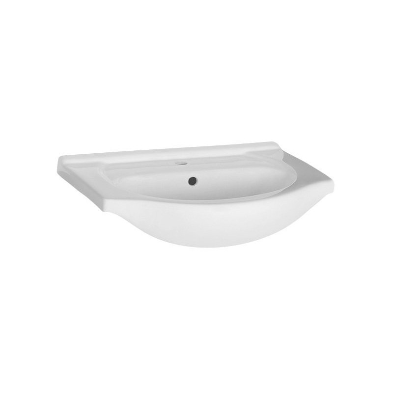 Unité de vanité céramique SIMPLEX ECO lavabo 65x45 cm, blanc