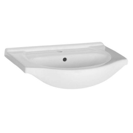 Unité de vanité céramique SIMPLEX ECO lavabo 65x45 cm, blanc