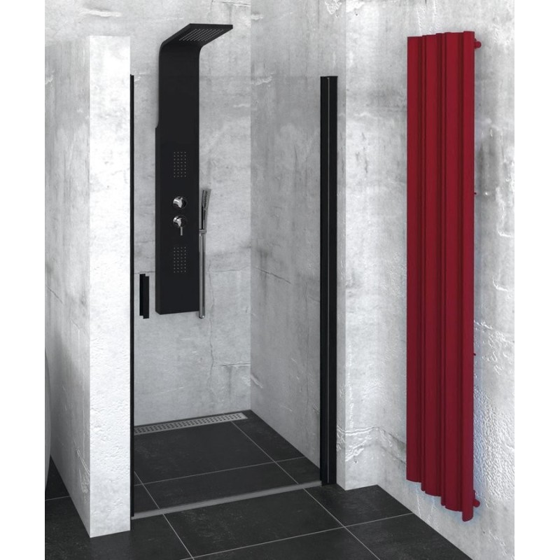 ZOOM BLACK Porte de douche 800mm, verre clair ZOOM BLACK Porte de douche 800mm, verre clair