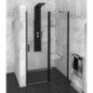 ZOOM BLACK Porte de douche 1000mm, verre clair ZOOM BLACK Porte de douche 1000mm, verre clair