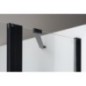 ZOOM BLACK Porte de douche 1000mm, verre clair ZOOM BLACK Porte de douche 1000mm, verre clair