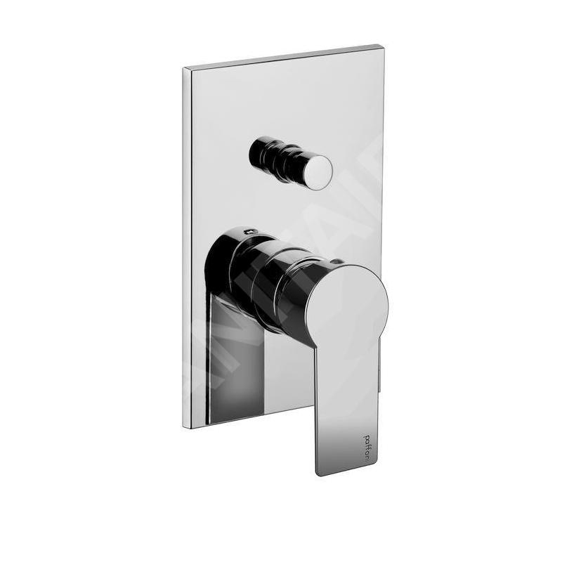 Paffoni Tango - Mitigeur de douche encastré avec inverseur et corps d’encastrement, chrome TA015CR