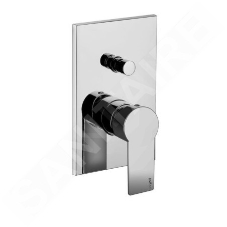 Paffoni Tango - Mitigeur de douche encastré avec inverseur et corps d’encastrement, chrome TA015CR