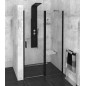 ZOOM BLACK Porte douche 1200mm, verre clair ZOOM BLACK Porte douche 1200mm, verre clair