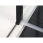 ZOOM BLACK Porte douche 1200mm, verre clair ZOOM BLACK Porte douche 1200mm, verre clair