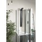 ZOOM BLACK Porte de douche 1400mm, verre clair ZOOM BLACK Porte de douche 1400mm, verre clair