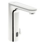 Hansa Electra - Mitigeur thermostatique électronique de lavabo, à piles, chrome 93702219