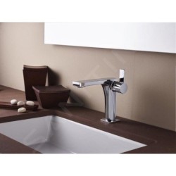 Paffoni Rock - Mitigeur de lavabo avec vidage, chrome RO085CR