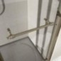 ANTIQUE Porte de douche 900mm, verre clair, droite/bronze