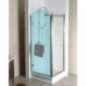 ANTIQUE Panneau de côté 900mm, verre clair 8mm, bronze