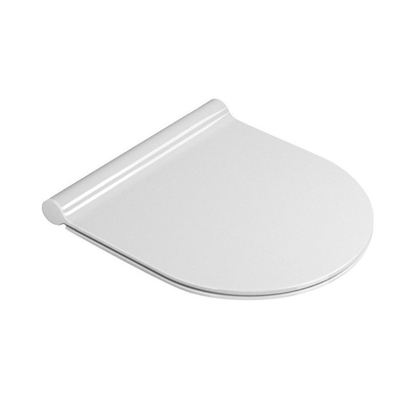 PURA/KUBE X Soft Étrange siège de toilette, SLIM, duroplastique, blanc PURA/KUBE X Soft Étrange siège de toilette, SLIM, duroplastique, blanc