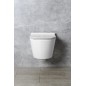 PURA/KUBE X Soft Étrange siège de toilette, SLIM, duroplastique, blanc PURA/KUBE X Soft Étrange siège de toilette, SLIM, duroplastique, blanc