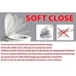 PURA/KUBE X Soft Étrange siège de toilette, SLIM, duroplastique, blanc PURA/KUBE X Soft Étrange siège de toilette, SLIM, duroplastique, blanc