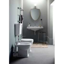 CLASSIC lavabo en céramique 90x50cm, 3 trous de robinet, blanc ExtraGlaze
