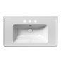 CLASSIC lavabo en céramique 90x50cm, 3 trous de robinet, blanc ExtraGlaze CLASSIC lavabo en céramique 90x50cm, 3 trous de robinet, blanc ExtraGlaze