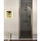 ANTIQUE Porte de douche 900mm, verre clair, gauche/bronze ANTIQUE Porte de douche 900mm, verre clair, gauche/bronze