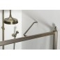 ANTIQUE Porte de douche 900mm, verre clair, gauche/bronze ANTIQUE Porte de douche 900mm, verre clair, gauche/bronze