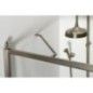 ANTIQUE Porte douche 800mm, verre clair, droite/bronze ANTIQUE Porte douche 800mm, verre clair, droite/bronze