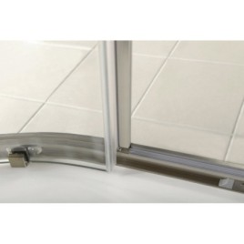 ANTIQUE Quadrant Shower Enclosure 1000x1000mm, verre clair, bronze
